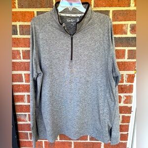 Men’s xl Walter Hagen 1/4” zip pullover grey golf shirt